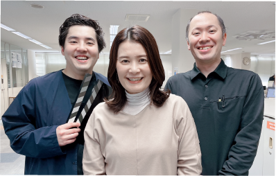 制作チームの写真