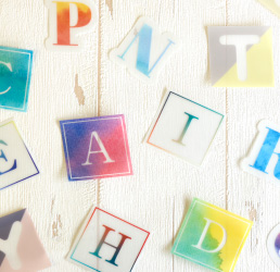 オリジナルミニクリアデコステッカー