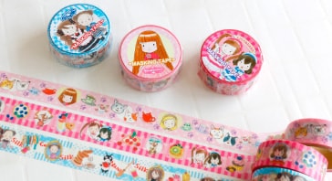 OEM(ODM)制作事例：あんびるやすこ様 オリジナルマスキングテープ