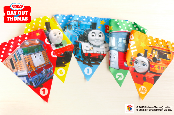 販促物制作事例：大井川鐵道株式会社様　連続旗