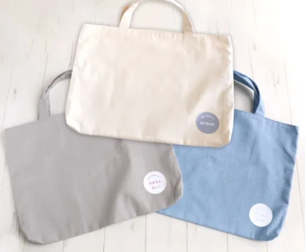 ◆長く使えるデザインのレッスンバッグ例