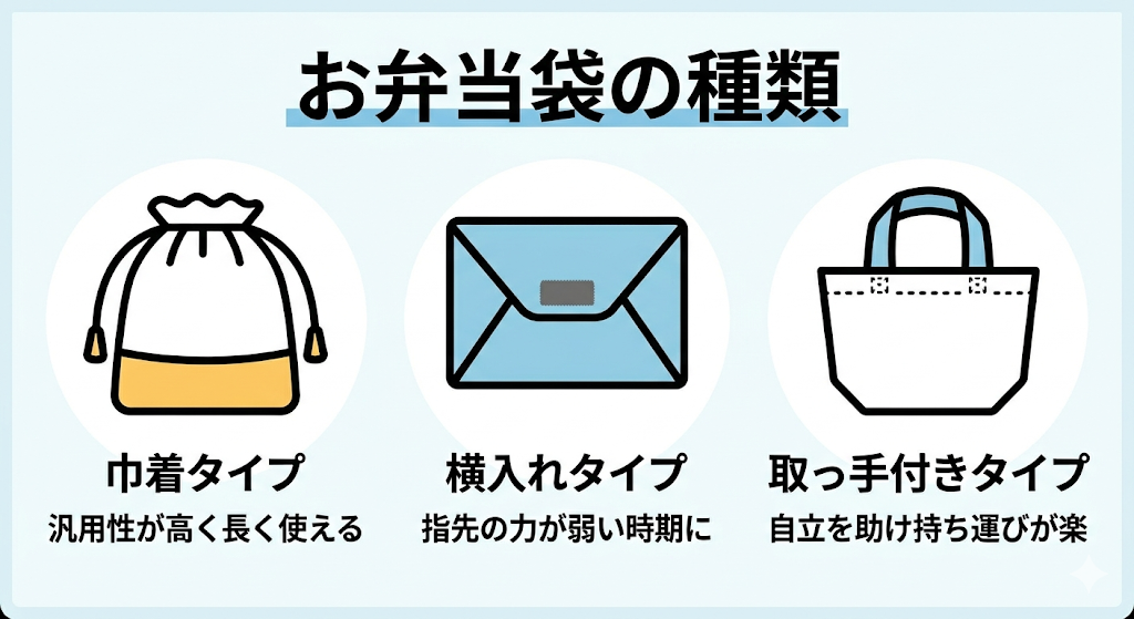 ◆お弁当袋の種類